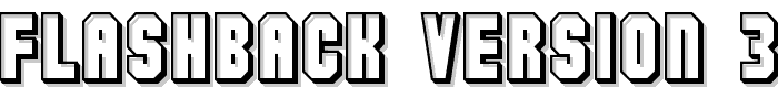 Flashback version 3 font
